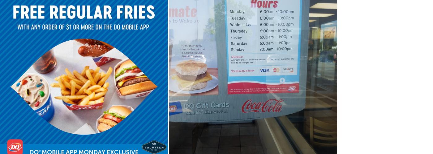 Dairy Queen Grill & Chill Menu