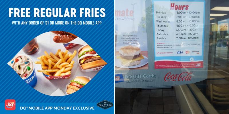 Dairy Queen Grill & Chill Menu