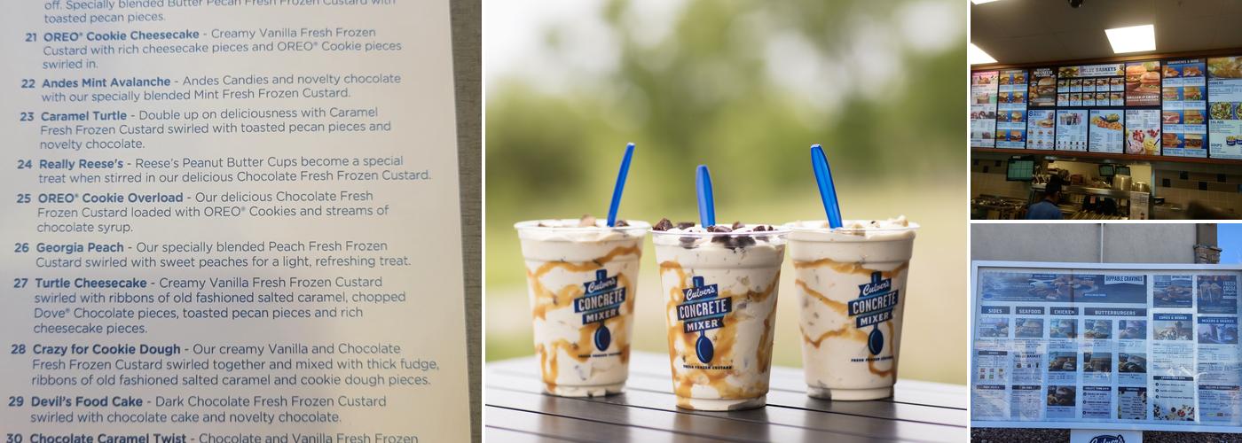 Culver’s Menu
