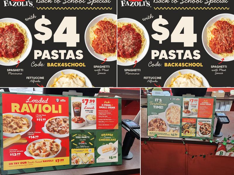 Fazoli's Menu