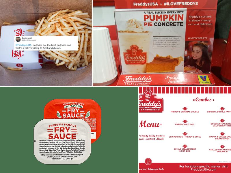 Freddy's Frozen Custard & Steakburgers Menu