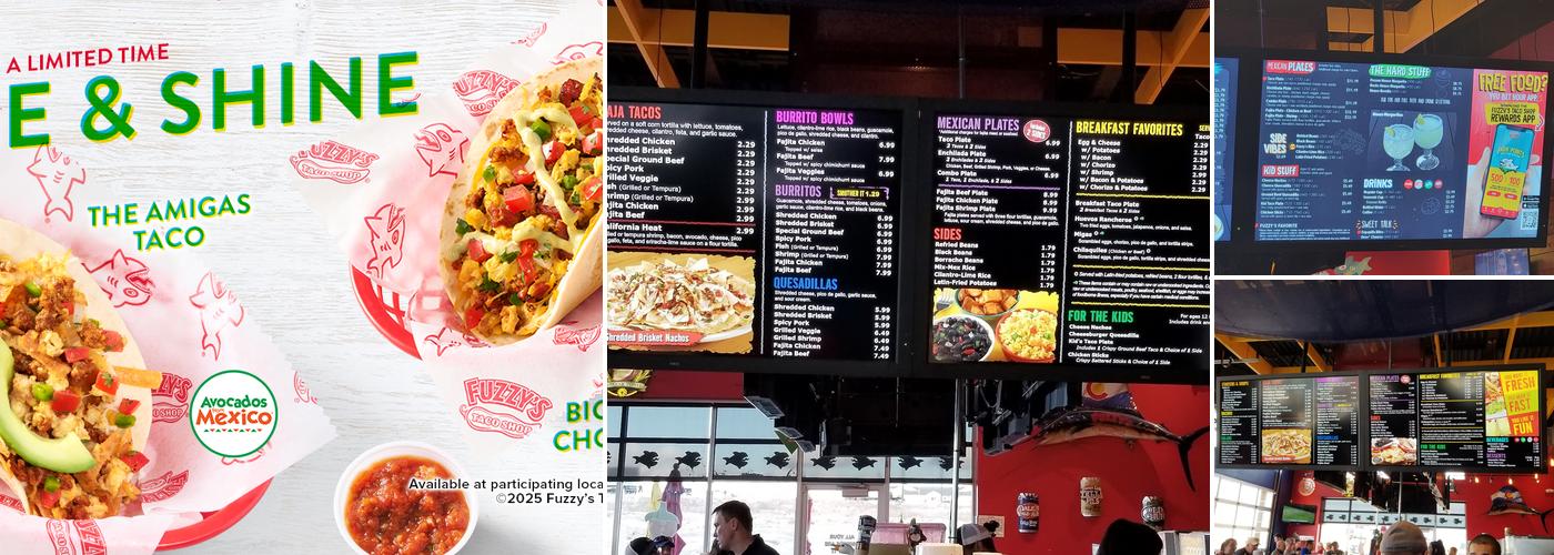 Fuzzy's Taco Shop Menu