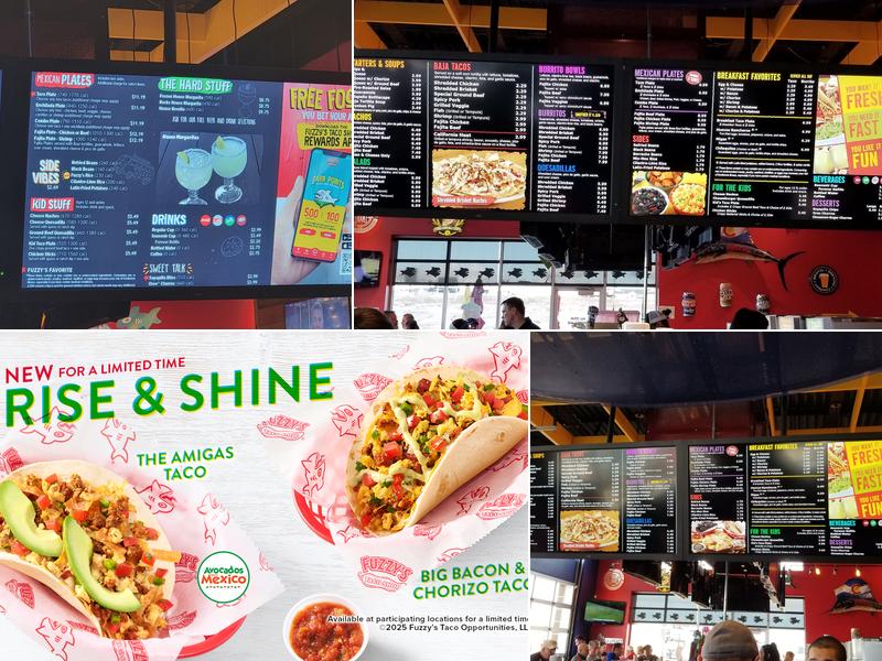 Fuzzy's Taco Shop Menu