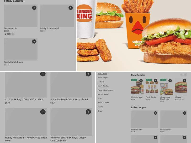 Burger King Menu