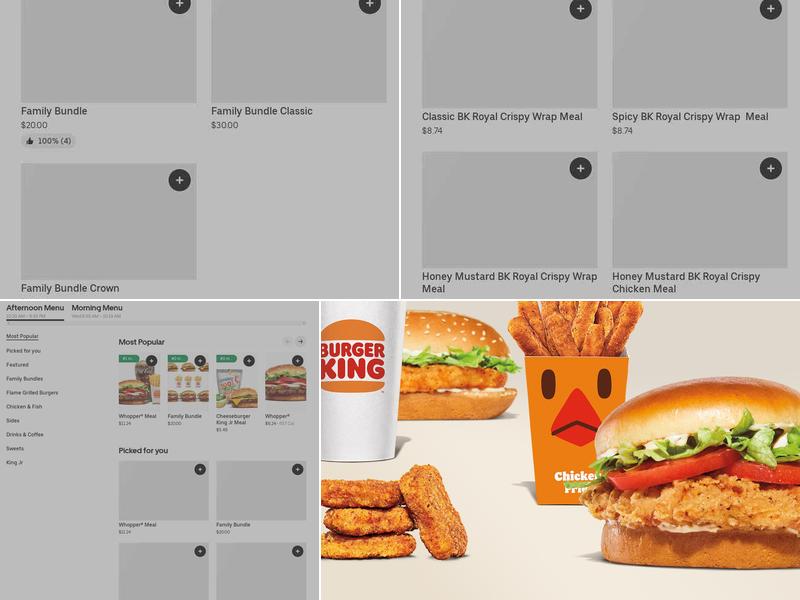 Burger King Menu
