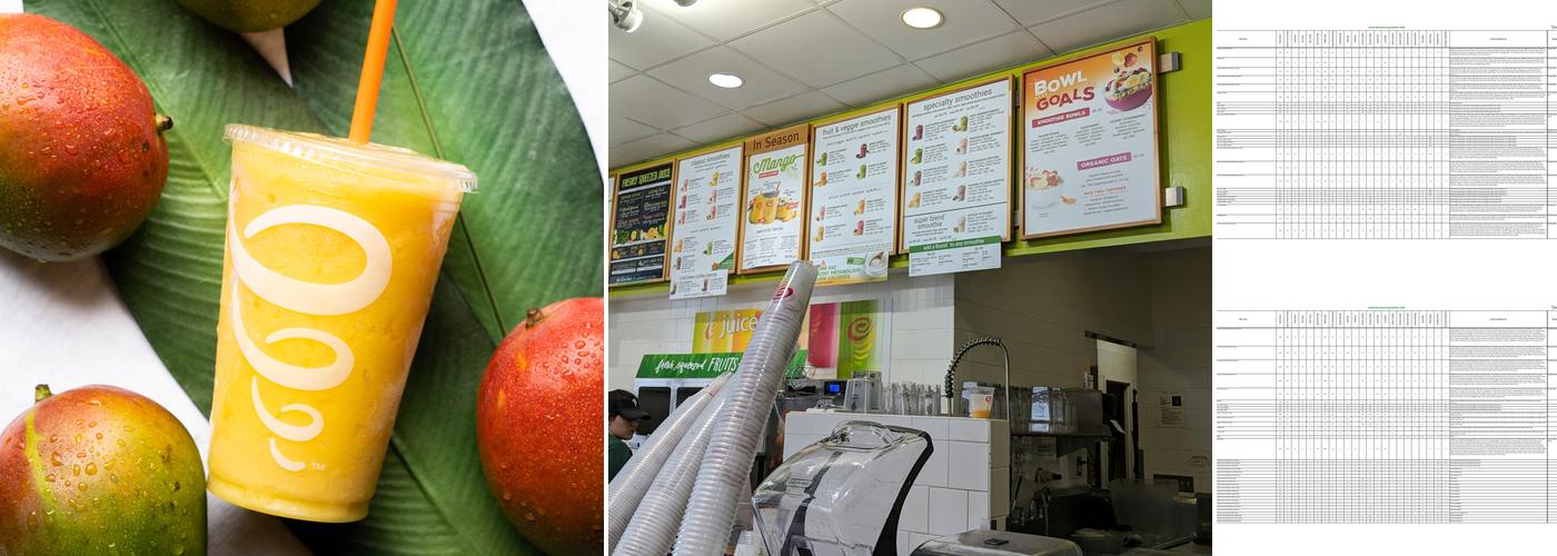 Jamba Menu