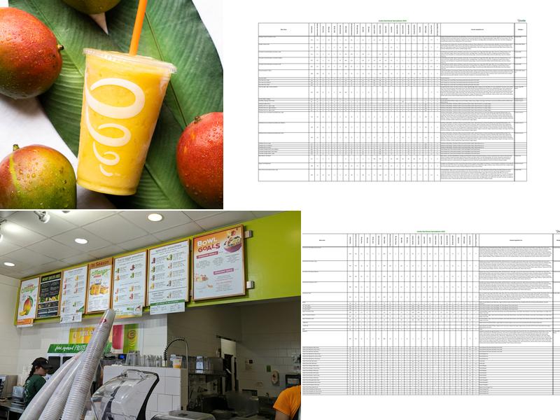 Jamba Menu