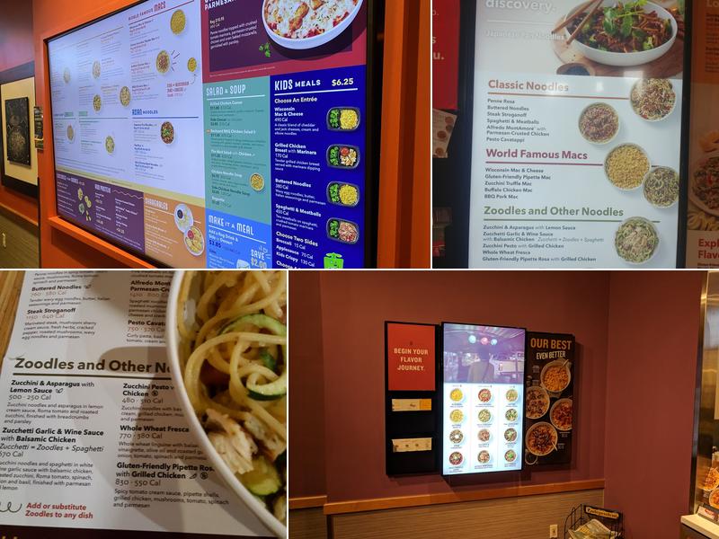 Noodles and Company Menu