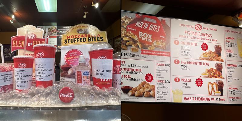 Pretzelmaker Menu