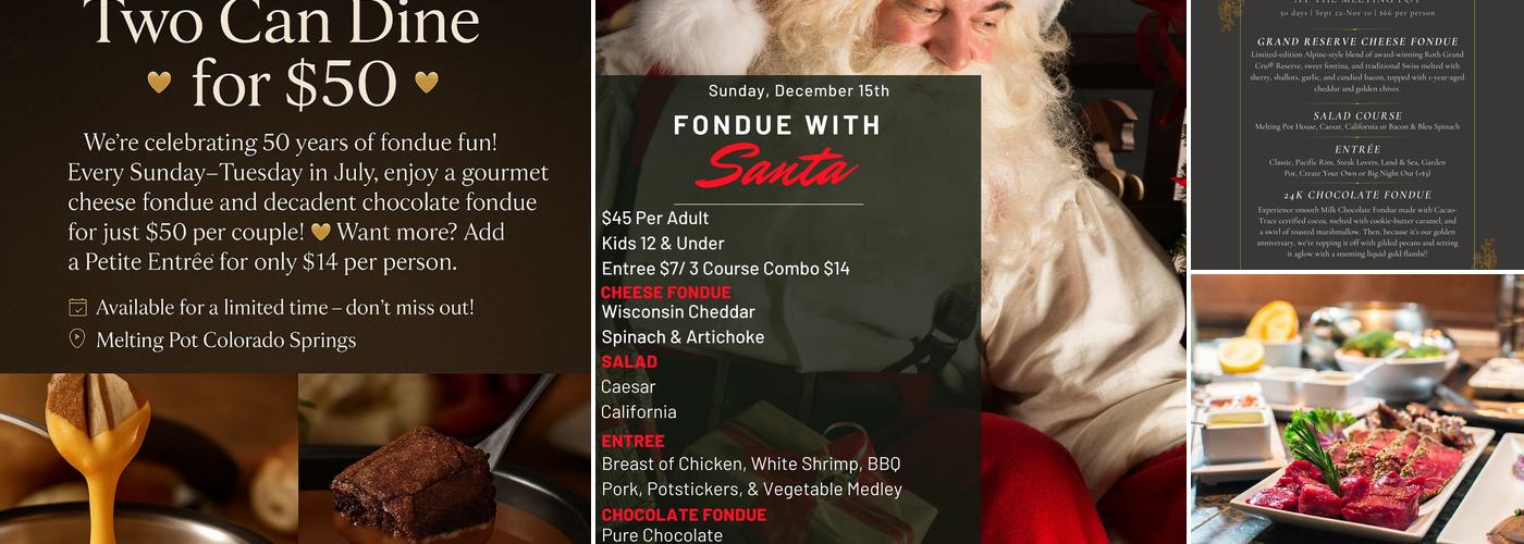 The Melting Pot Menu