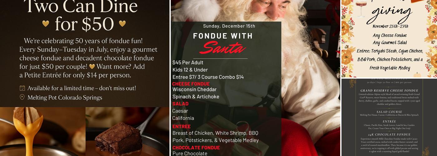 The Melting Pot Menu