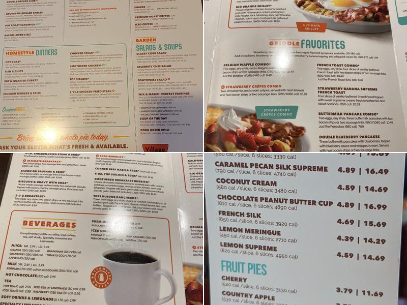 Village Inn Menu