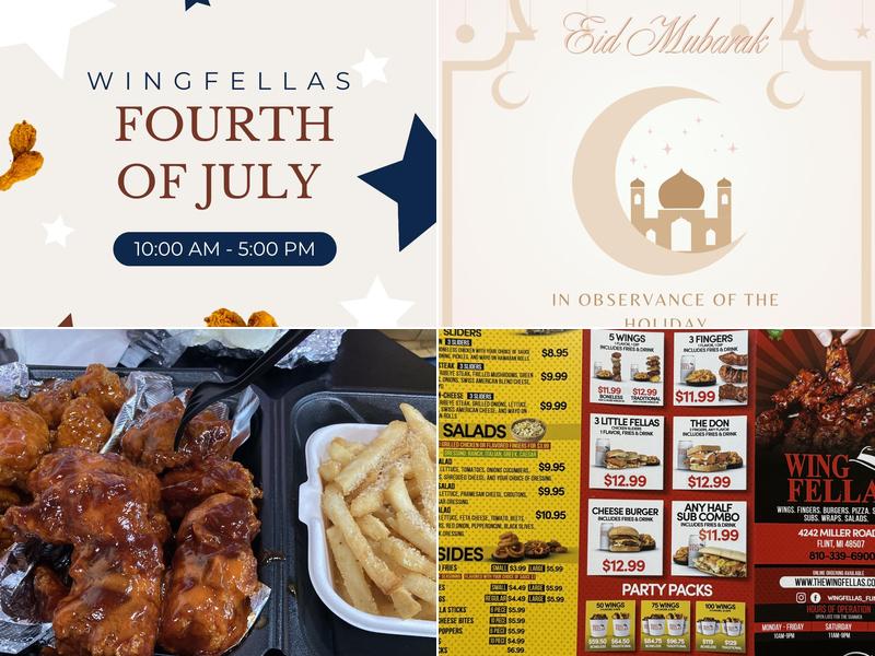 Wing Fellas 4240 Miller Rd, Flint