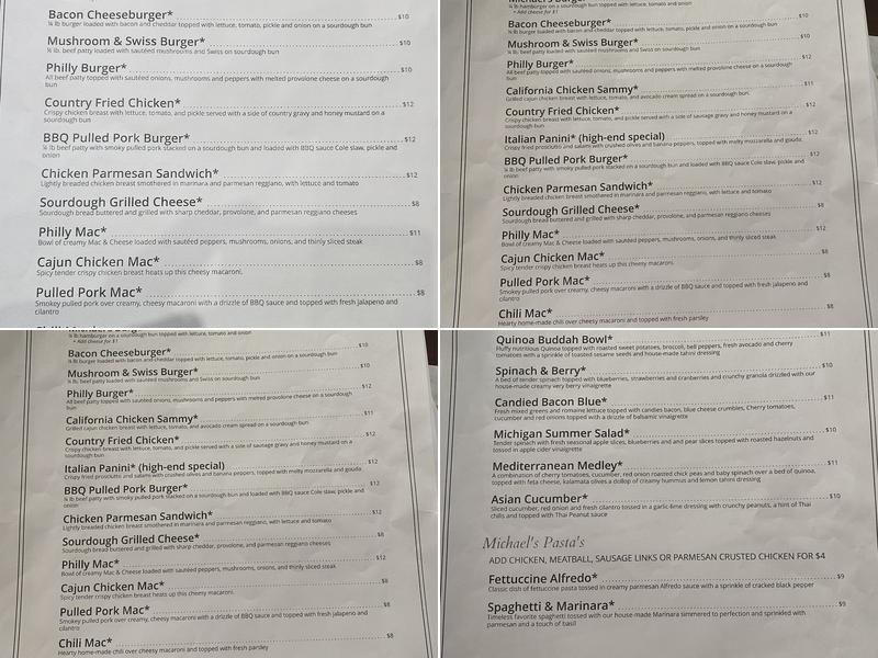 Michael's Menu