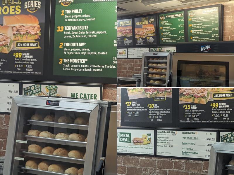Subway Menu