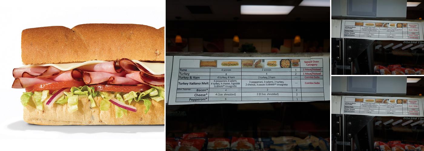 Subway Menu