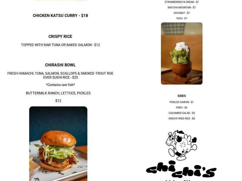 Chi Chi’s Menu
