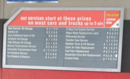 Havoline Xpress Lube