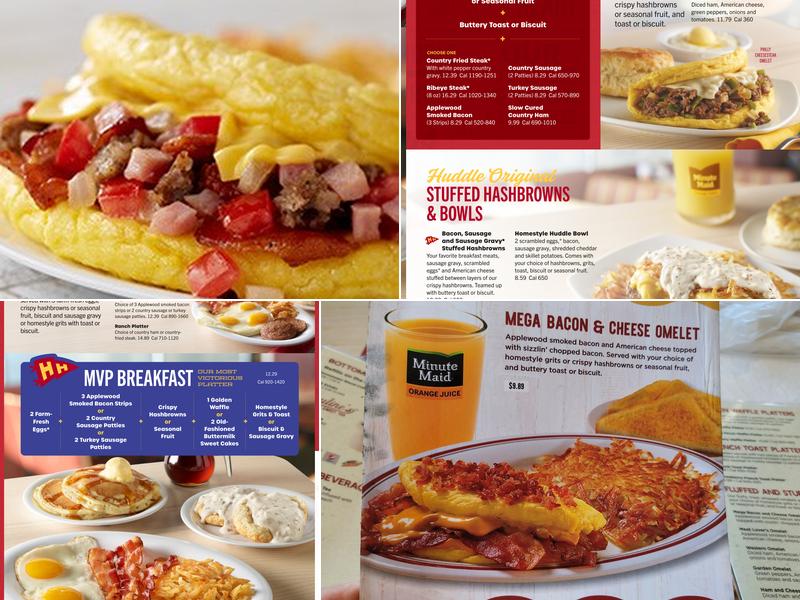 Huddle House Menu