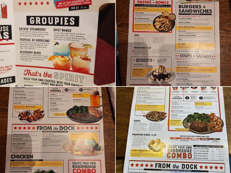 Logan's Roadhouse Menu