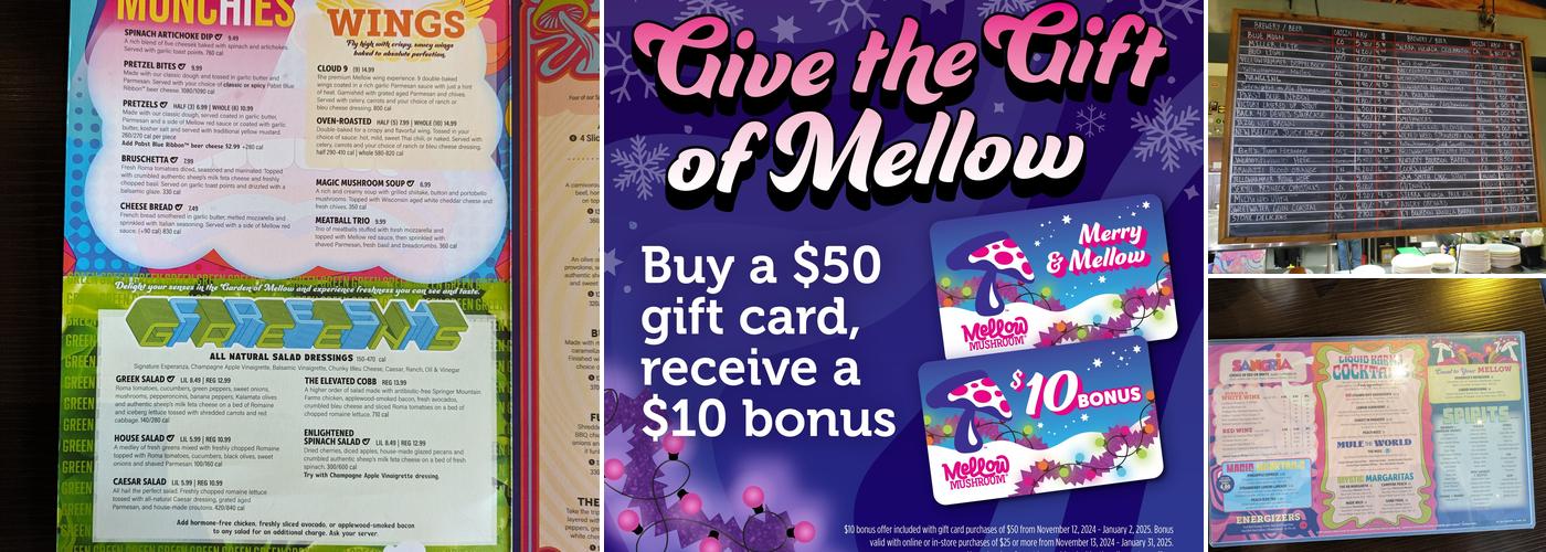 Mellow Mushroom Huntsville South Menu