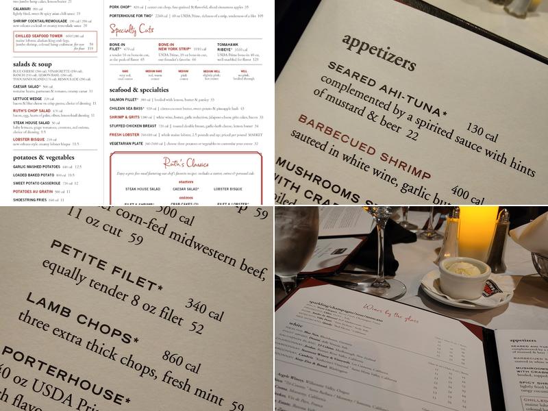 Ruth's Chris Steak House Menu