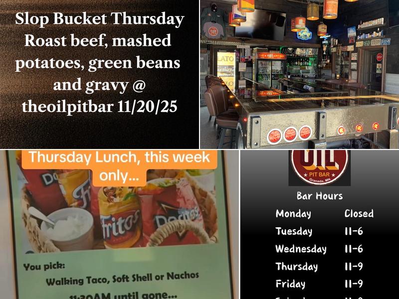 The Oil Pit Bar 126.5 S Main St, Granada
