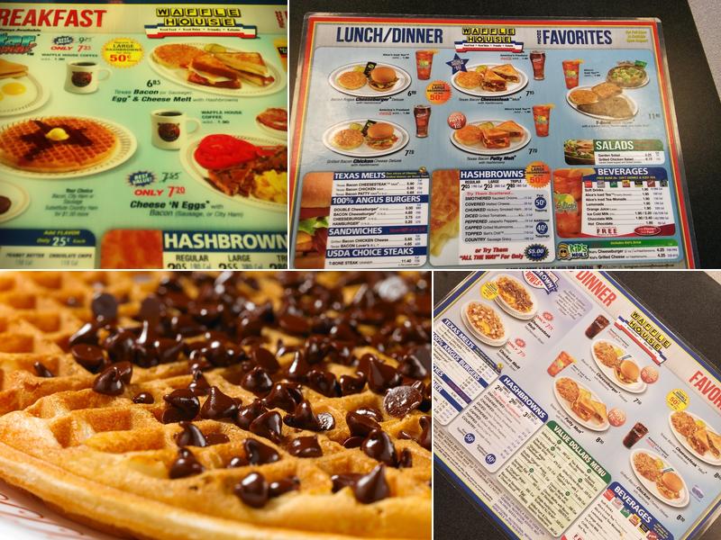 Waffle House Menu