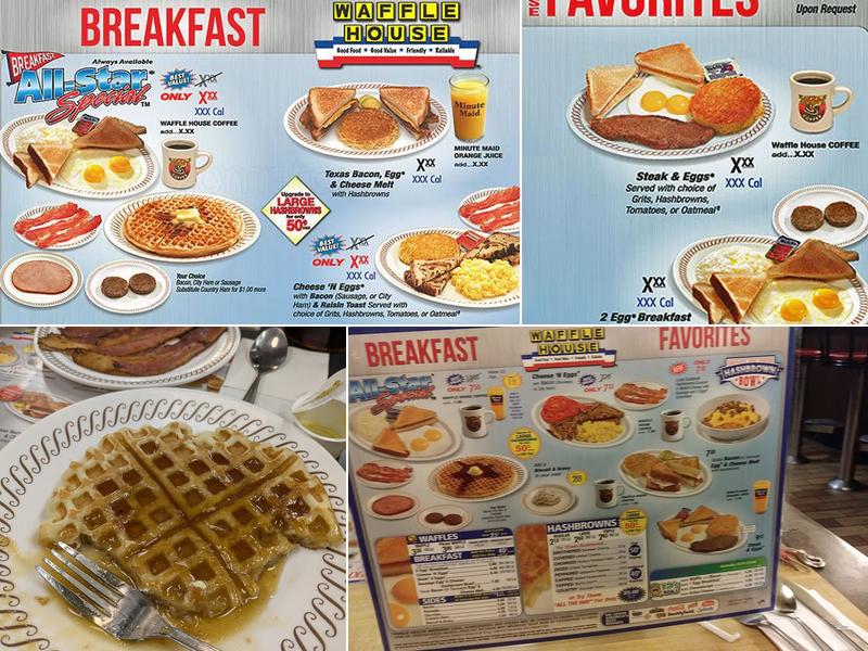 Waffle House Menu