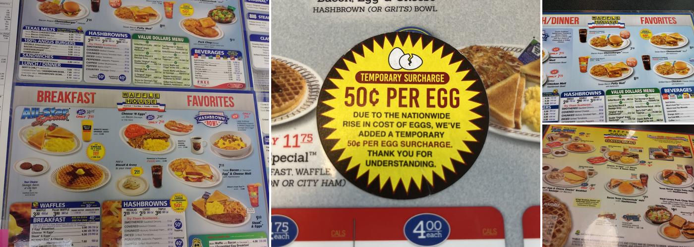Waffle House Menu
