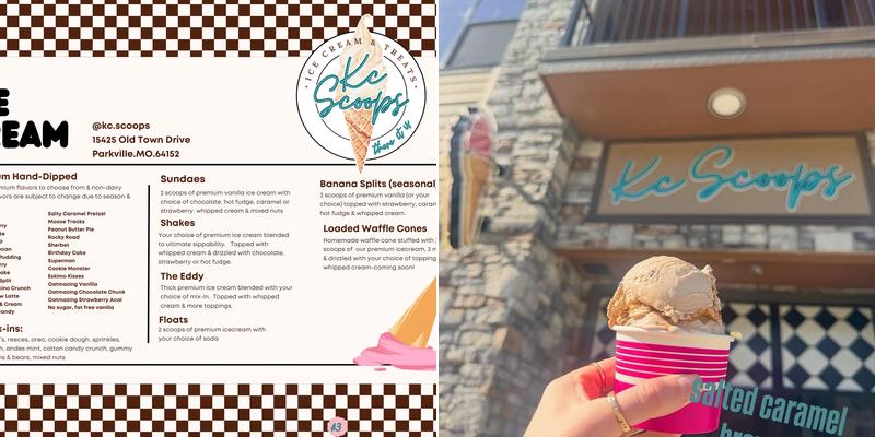 KC Scoops 15425 Old Town Dr Suite 100, Parkville