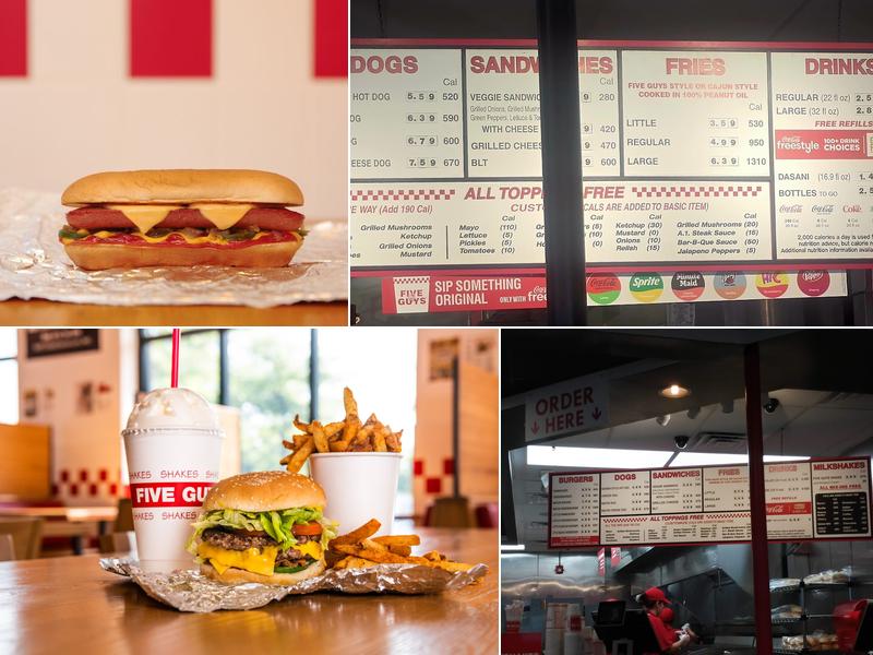 Five Guys Menu