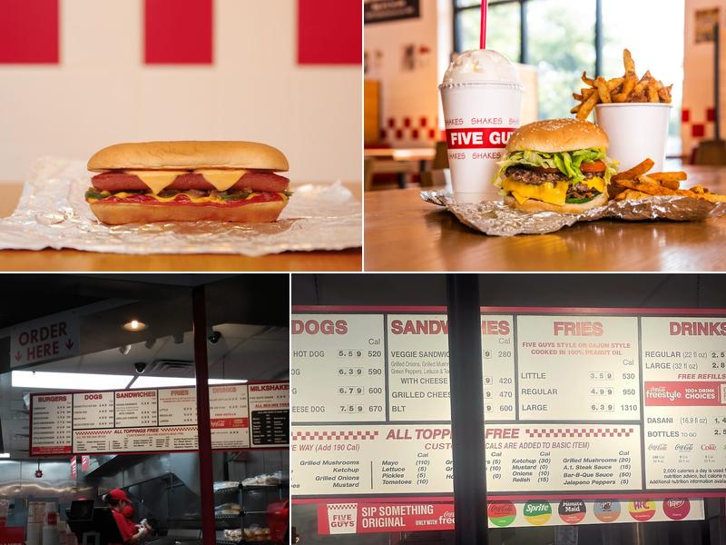 Five Guys Menu
