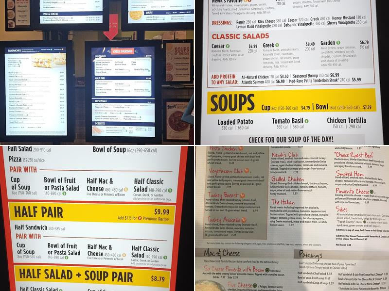 Newk's Eatery Menu