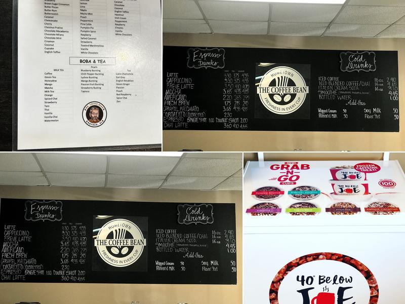 Mr Coffee Bean Menu