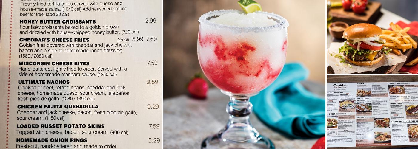 Cheddar's Scratch Kitchen Menu