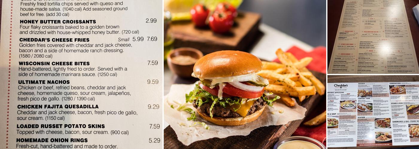 Cheddar's Scratch Kitchen Menu
