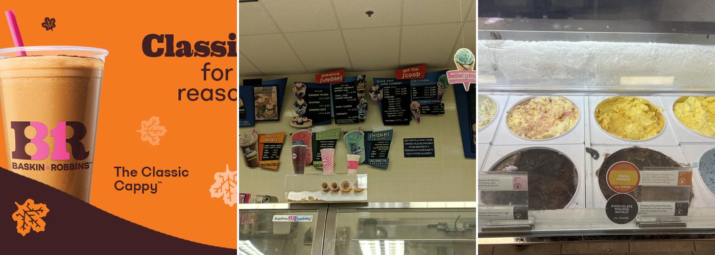 Baskin-Robbins Menu