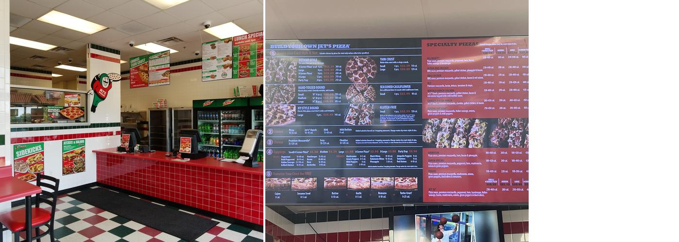 Jet's Pizza Menu