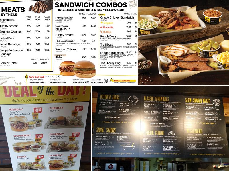 Dickey's Barbecue Pit Menu