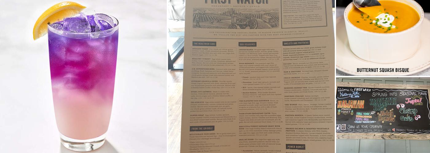 First Watch Menu