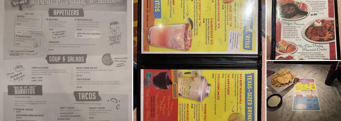 Chuy's Menu