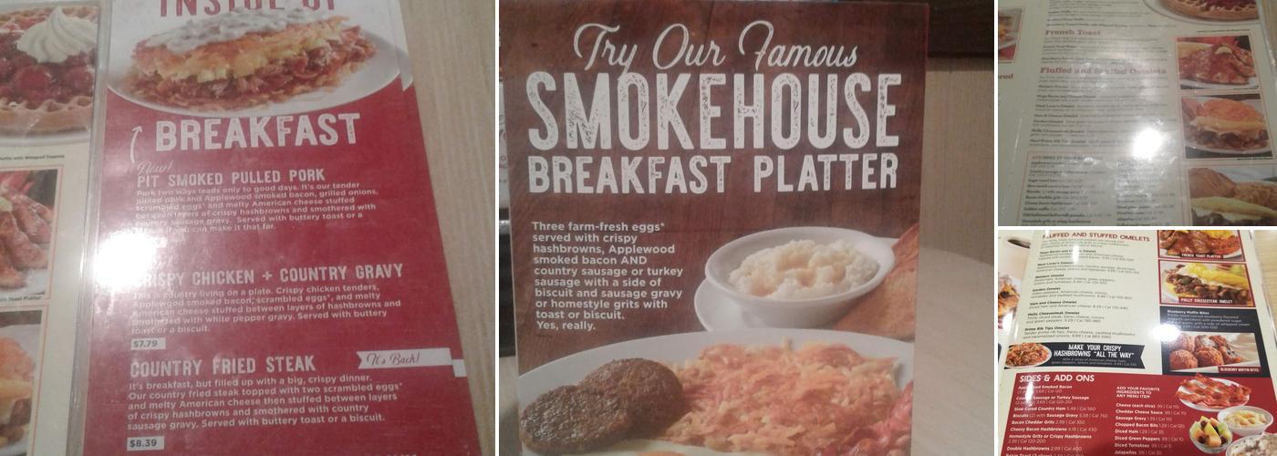 Huddle House Menu