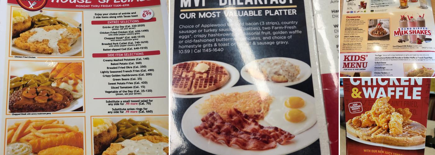 Huddle House Menu