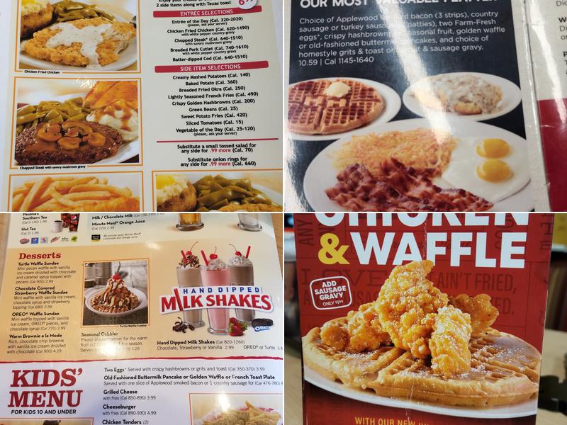 Huddle House Menu