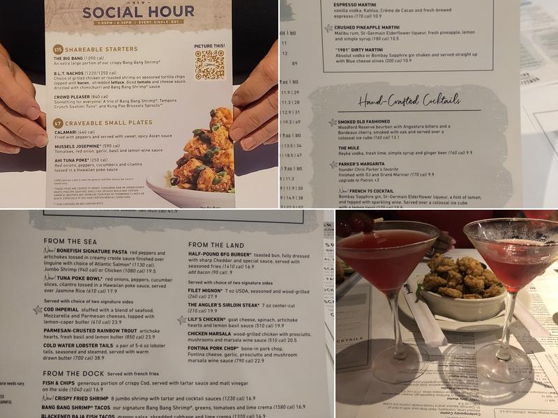 Bonefish Grill Menu