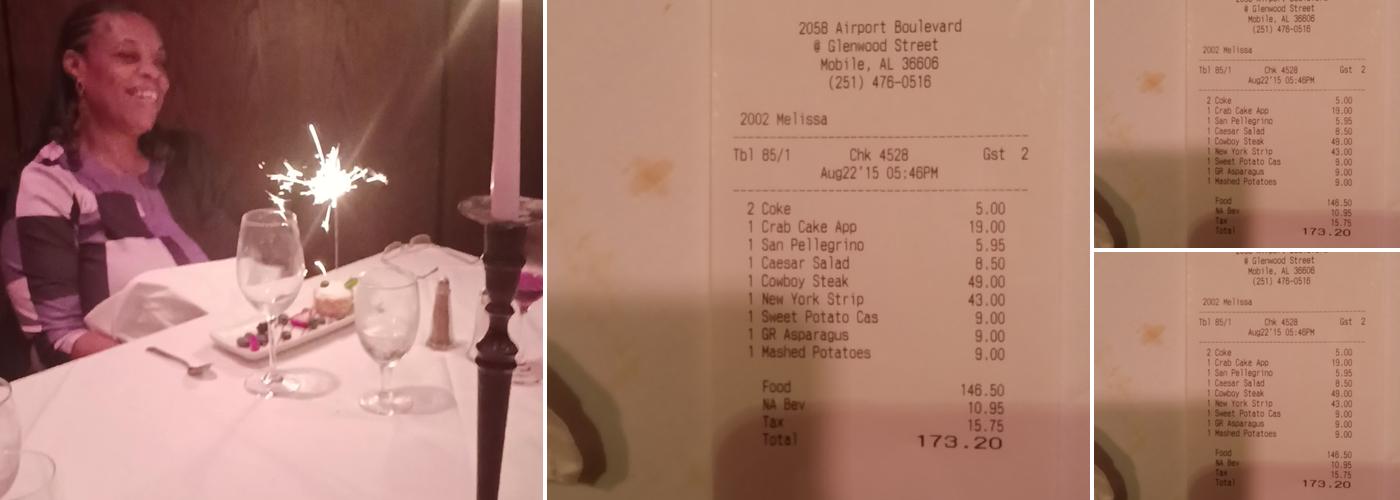 Ruth's Chris Steak House Menu