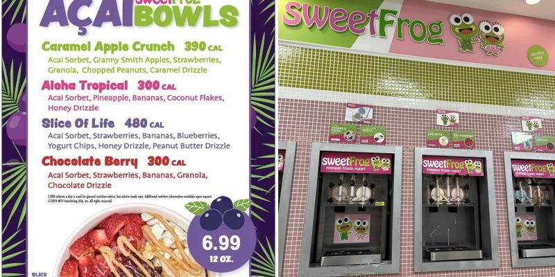 sweetFrog - Premium Frozen Yogurt in Prattville, AL Menu