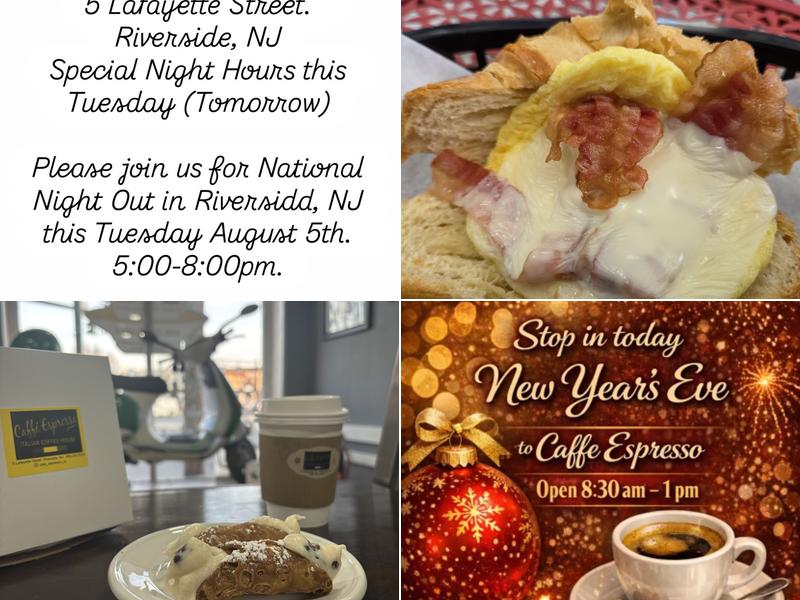 Cafe Espresso 5 Lafayette St, Riverside