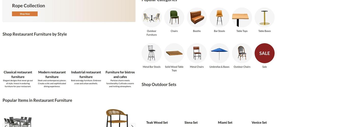 Superior Seating Menu